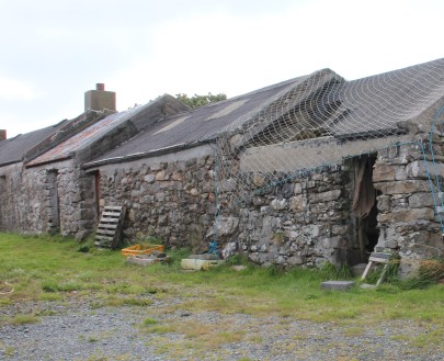 Old croft house and sheds